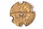 uzšujama krūšu zīme, Sevišķi labs šāvējs no patšautenes, bronza, Latvija, 20.gs. 20-30ie gadi, 33 x...