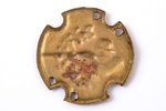 sew on breast badge, Army expert-shooter (rifle shooting), bronze, Latvia, 20-30ies of 20th cent., 3...