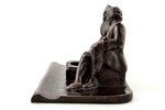 statuete, tintnīca "Tautu meita un tautu dēls", keramika, Latvija, 20. gs. 1. puse, 33.5 x 23 x 21 c...