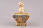 figurine, A vase with a figure, faience, Riga (Latvia), M.S. Kuznetsov manufactory, the 30-40ties of...
