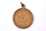 medal, IV Latvian Song festival in Jelgava, bronze, Latvia, Russia, 1895, 36 x 30.2 mm, 12.45 g...
