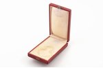 case, for Medal of Honour of the Order of Vesthardus (4th/5th class), Latvia, 1938-1940, 13.8 x 8 x...