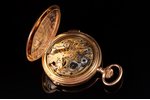 pocket watch, quarter repeater with chronometer, Switzerland, the border of the 19th and the 20th ce...