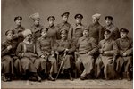 фотография, группа военных, на картоне, Юрьев (Тарту), начало 20-го века, 15.5 x 23 (25 x 34.8) см...