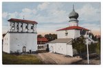 atklātne, Pleskava, Paromo-Uspenskas baznīca, Krievijas impērija, 20. gs. sākums, 13.8x8.8 cm...