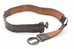a belt, scout belt, leather, Latvia, the 30ties of 20th cent....