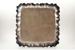 tray, silver, 830 standard, 1194 g, 35.5 x 35.7 cm, 1952, Hämeenlinna, Finland...