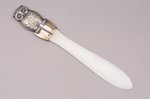 нож для писем, серебро, "Сова", 830 проба, общий вес изделия 30.30 г, 21.3 см, 1966 г., Хямеэнлинна,...