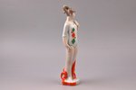 figurine, Gymnast, porcelain, USSR, Kiev experimental ceramics-artistic factory, molder - V. Sherbin...