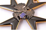 Ērgļa Krusta ordenis, 3. pakāpe, Igaunija, 20.gs. 20-30ie gadi, 56.1 x 56 mm, futlārī...