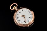 pocket watch, Switzerland, the beginning of the 20th cent., gold, 585 standart, 19.20 g, Ø 30 mm, in...