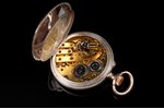 pocket watch, Switzerland, Germany, the beginning of the 20th cent., silver, 800 standart, 28.20 g,...