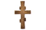 cross, The Crucifixion of Christ, copper alloy, 1-color enamel, Russia, the 19th cent., 11.5 x 6.6 x...