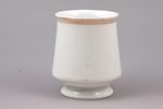small cup, porcelain, M.S. Kuznetsov manufactory, Russia, the end of the 19th century, h 7.9 cm, lit...