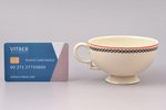 small cup, porcelain, M.S. Kuznetsov manufactory, Riga (Latvia), 1937-1940, h 5.5 cm, second grade...