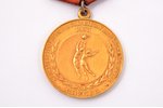 medal, Basketball champion of the Europe G. Silins
Europe, gold, USSR, 1953, 39 x 34 mm...