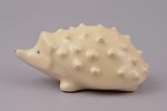 figurine, Hedgehog (large), faience, Riga (Latvia), USSR, Riga porcelain factory, molder - Aina Mell...