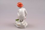 figurine, a Boy with watering can (the Young Gardener), porcelain, USSR, LFZ - Lomonosov porcelain f...