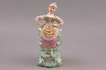 figurine, vase, bisque, Russia, M.S. Kuznetsov manufactory, the beginning of the 20th cent., 15.6 cm...