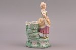 figurine, vase, bisque, Russia, M.S. Kuznetsov manufactory, the beginning of the 20th cent., 15.6 cm...