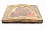 ikona, Kazaņas Dievmāte, dēlis, gleznojums, metāls, Krievijas impērija, 31 x 26.8 x 2.5 cm...