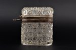 tea-caddy, Tea trading company "V.Vysotsky and Co" in Moscow, metal, glass, Russia, the border of th...