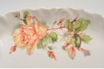 dish, "Roses", Partnership "Gutman in Kazan", porcelain, Russia, the beginning of the 20th cent., 28...