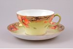 tējas pāris, "Magone", porcelāns, Gardnera porcelāna rūpnīca, roku gleznojums, Krievijas impērija, 1...