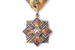 медаль, За заслуги в противопожарном деле, 2-я степень, серебро, Латвия, 30-е годы 20-го века, 44.3...