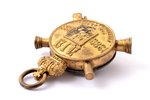 žetons, Krievu artilērijas 500. gadadiena 1389-1889, bronza, zeltījums, Krievijas Impērija, 1889 g.,...