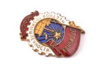 badge, for excellence in Local Industry, Nr. 712, USSR, 35 х 26 mm...