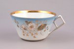 small cup, porcelain, I. E. Kuznetsov Plant on Volkhov, Russia, the border of the 19th and the 20th...