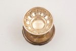 saltcellar, silver, 830s standard, 47.20 g, gilding, h 5.4 cm, Carl M. Cohr, the middle of the 20th...