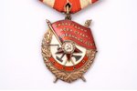 орден, орден Красного Знамени, № 542238, СССР, чешуйчатый скол эмали...