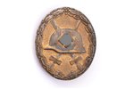 badge, Wound badge, Third Reich, 1st class, Germany, 40ies of 20 cent., 44 x 37 mm, 30.45 g...