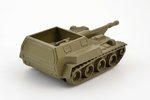 модель военной техники, самоходная артиллерийская установка, металл, СССР, 1985 г....