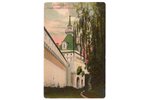 postcard, Gate of the Savvinsky Monastery, Russia, beginning of 20th cent., 14x9 cm...