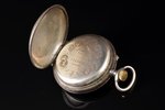 карманные часы, "Perret & Fils", женские, Швейцария, серебро, 84, 875 проба, 29.7 г, 4.2 x 3.35 см,...