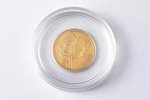 Острова Кука, 25 долларов, 2011 г., "Юрий Гагарин", золото, Proof, 999.9 проба, 4 г, вес чистого зол...