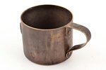German soldier's mug, World War I, h 6.4 cm, Germany, the 1st half of the 20th cent....