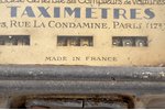 таксометр, металл, Латвия, 30-е годы 20го века, 18 x 15 x 16.5 см, вес 3900 г, изготовлен во Франции...
