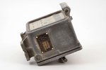taximeter, metal, Latvia, the 30ties of 20th cent., 18 x 15 x 16.5 cm, weight 3900 g, made in France...