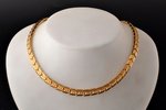 a necklace, gold, 750 standard, 28.52 g., the item's dimensions 42.5 cm, Italy...
