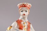 statuete, Tautu meita, porcelāns, Rīga (Latvija), PSRS, autordarbs, modeļa autors - Aldona Elfrīda P...