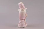 figurine, A Girl, bisque, Russia, M.S. Kuznetsov manufactory, 1864-1889, h 13.2 cm, Dulevo factory;...