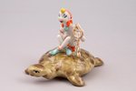 figurine, Buratino, porcelain, USSR, Kiev experimental ceramics-artistic factory, molder - V. Sherbi...