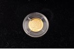 Latvia, 10 lats, 1998, History of Gold, gold, Proof, fineness 999.9, 1.2442 g, fine gold weight 1.24...