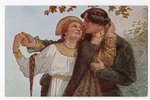 postcard, by artist Solomko, Russia, beginning of 20th cent., 13.8x8.8 cm...