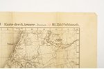 map, BI.150 Pabbasch (Pabaži), Karte der 8. Armee, Latvia, 1937, 49.9 x 50 cm, published in Germany,...