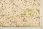 карта, Резекне, № 8, Курсы офицеров, Латвия, 1931 г., 68.4 x 98.5 см...